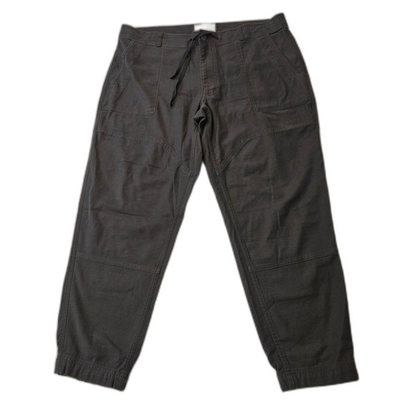 REI CO-OP 40x30 Trailsmith Hiking Pants Jogger Cotton Gray Camping Outdoor Loose - Picture 1 of 10